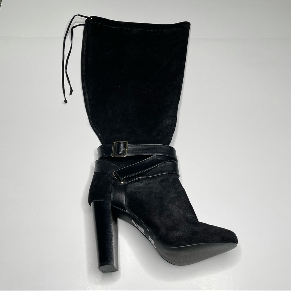 New Torrid Harness Real Suede Wide Knee High